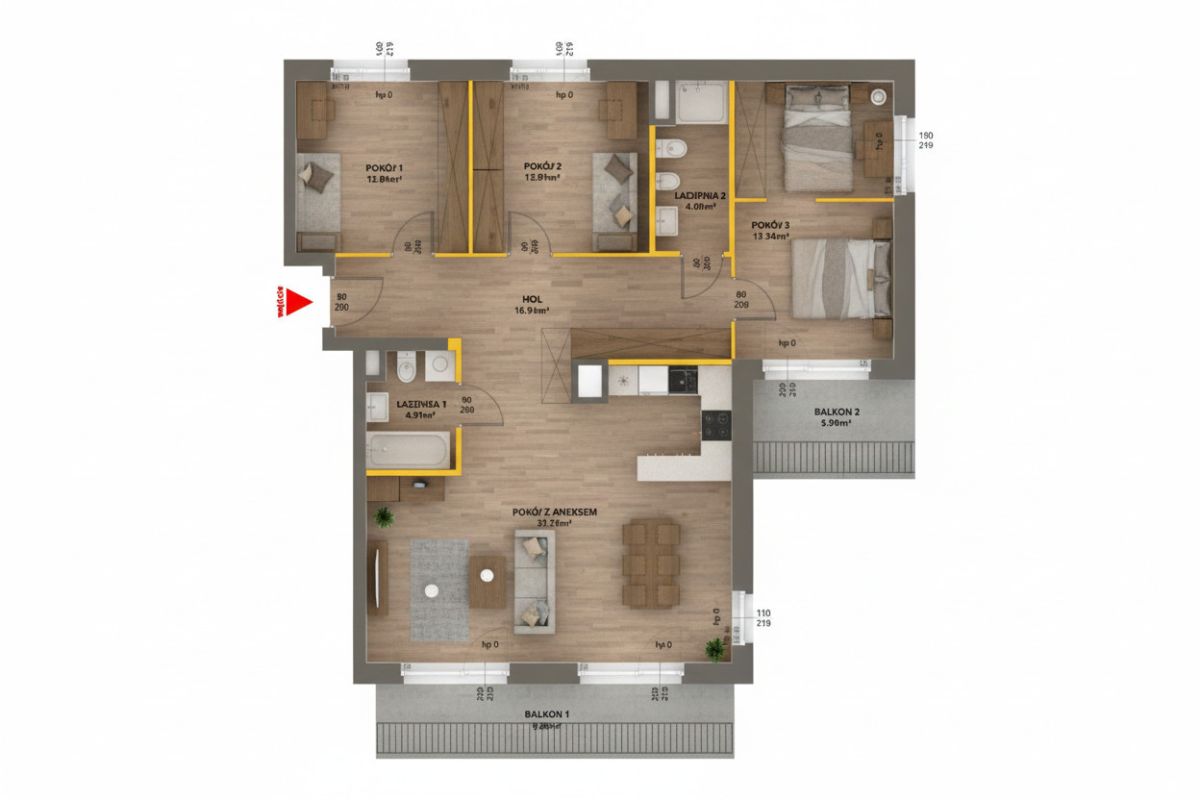 ⭐tarasy 16m | metro | ostatnie!!! | 0%⭐2026 klucze