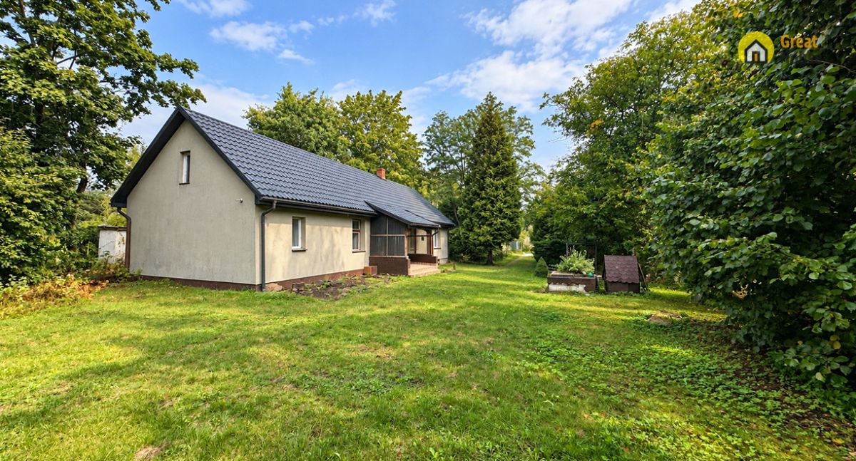Dom wolnostojący 60 m² na dużej działce 3060 m² –