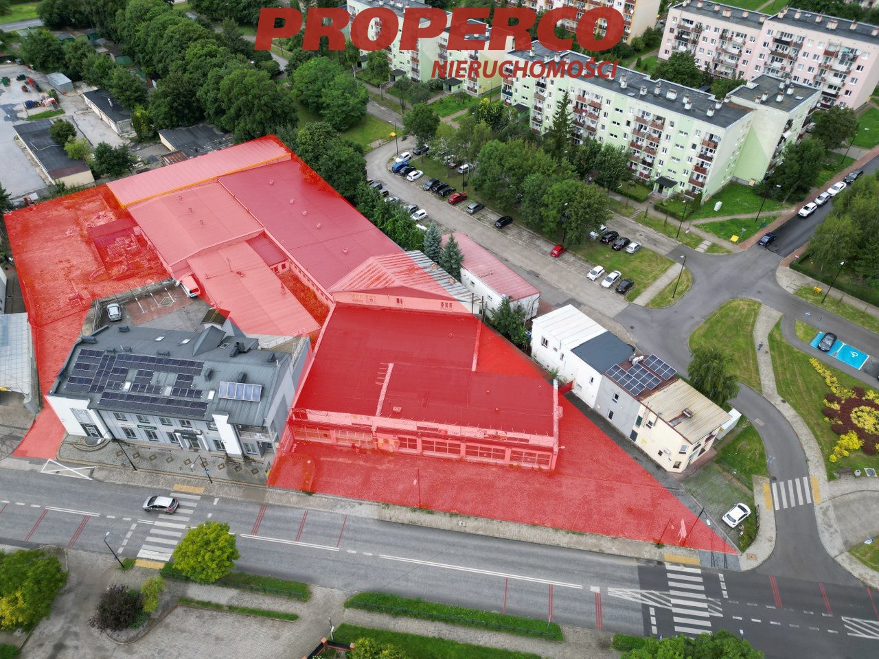 Działka 4540m2, handlowo-usługowa busko-zdrój.