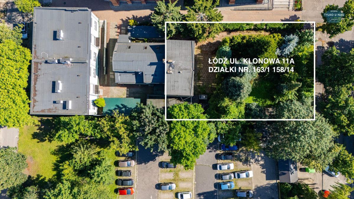 Działka inwestycyjna – łódź, ul. klonowa 11a
