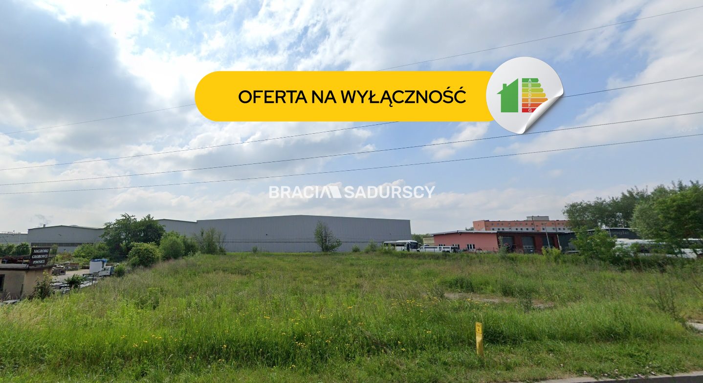 Działka usługowa 44 a kraków - grębałów.