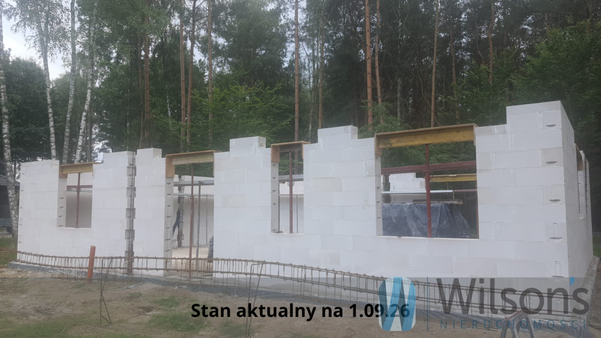 Dom w budowie (koniec grudzień 2027) leśna enklawa