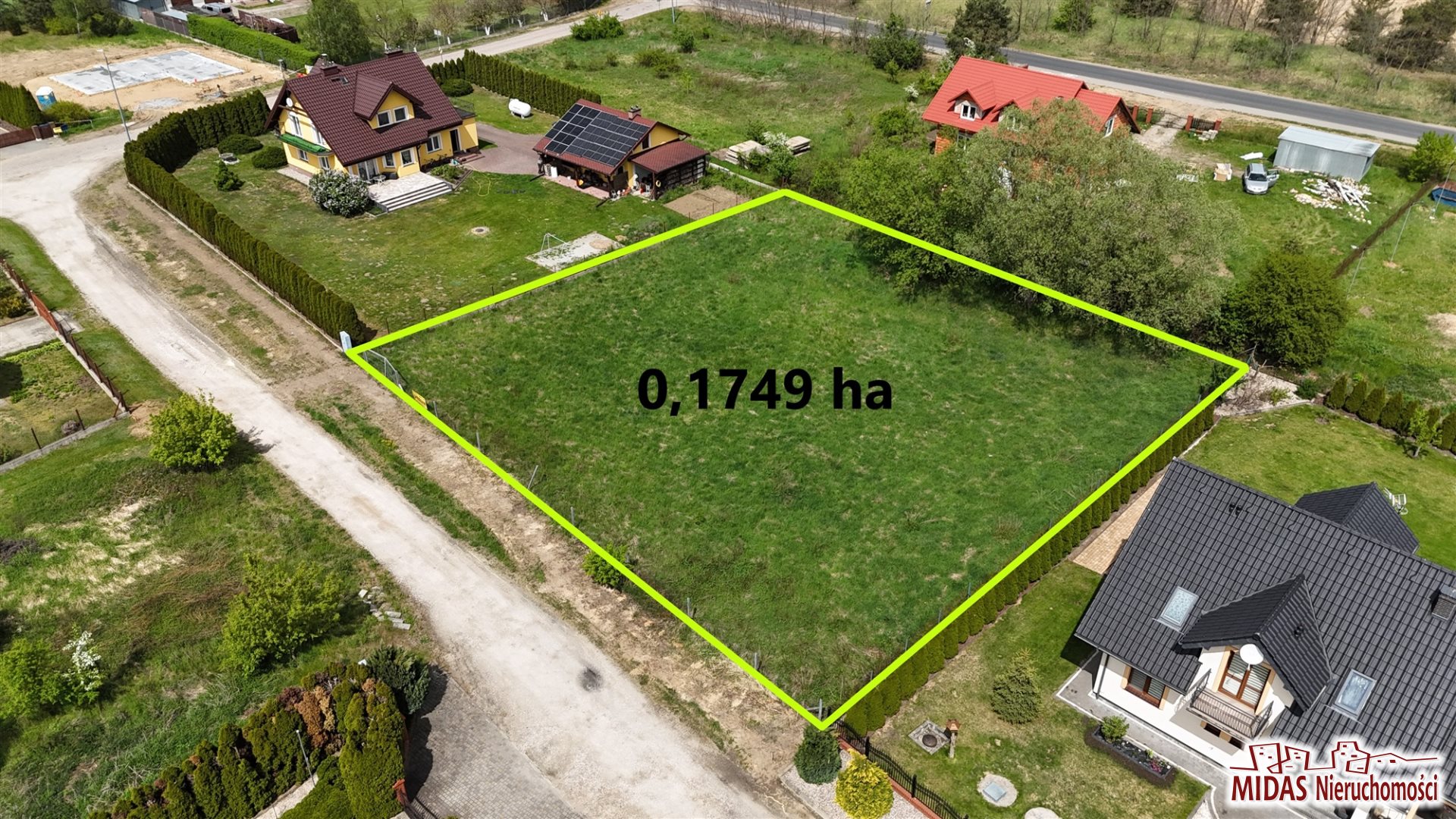 Działka budowlana przy granicy ciechocinka