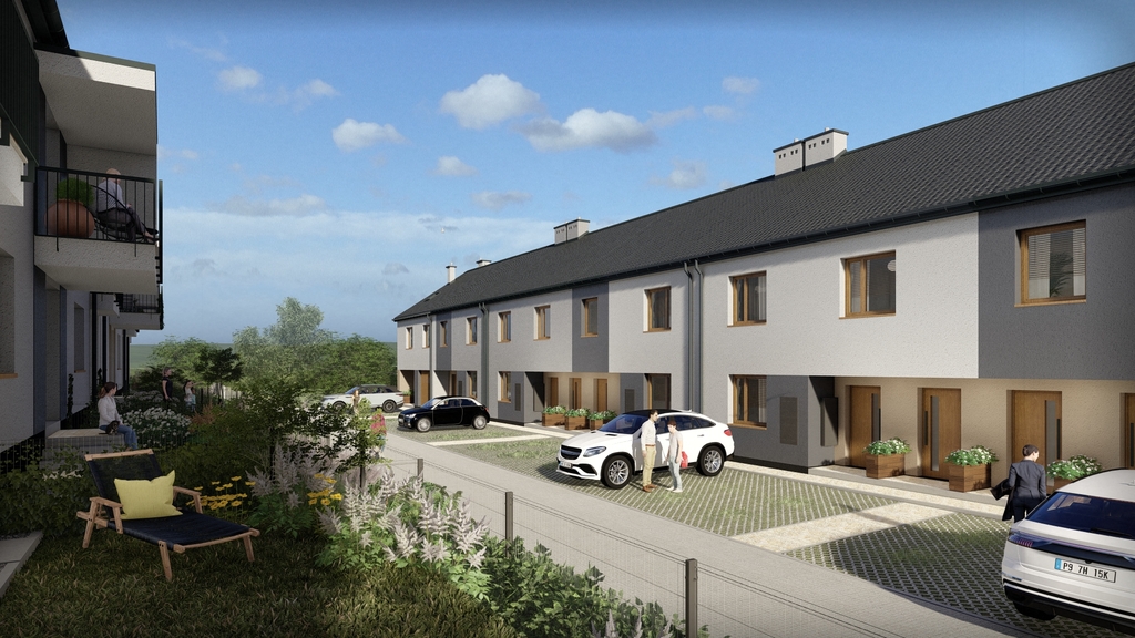 Szeregówka skrajna z ogrodem 100m2 - sikorskiego