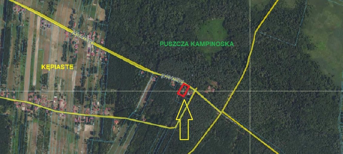Leśna działka budowlana