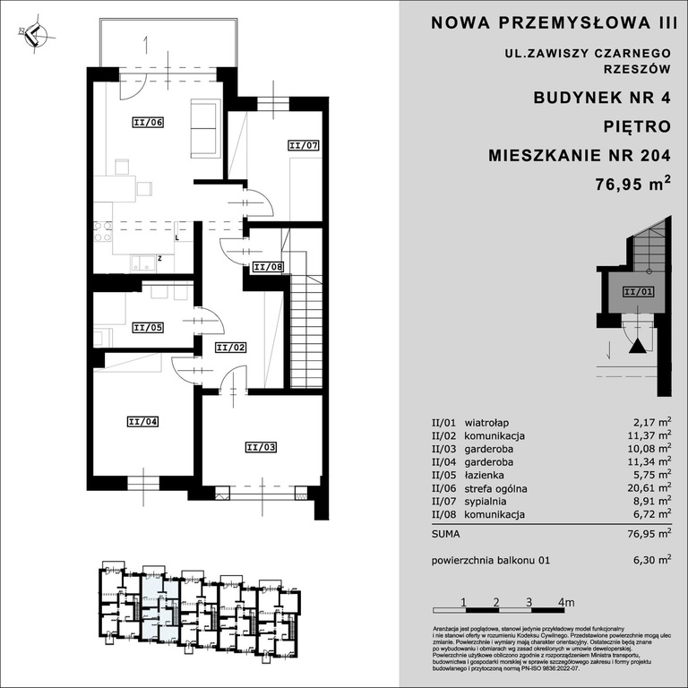 Ostatnie! m4 | balkon | niski czynsz | monitoring — zdjęcie 1 — rzut lokalu