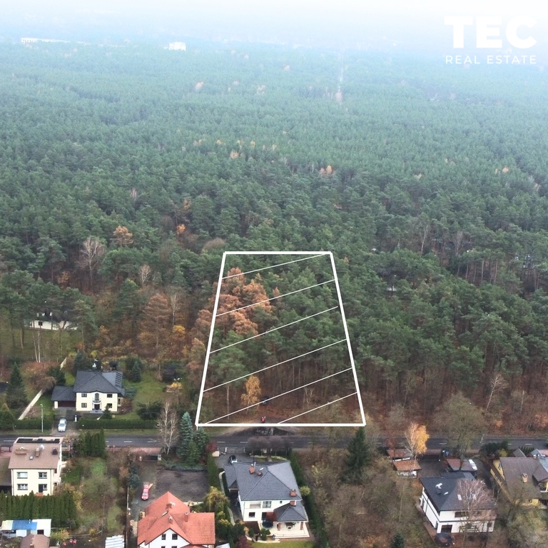 Otwock–majowa|7405 m²|działka,zieleń,prestiż