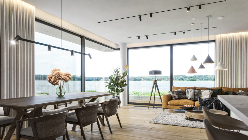 Apartament z prywatną mariną nad zegrzem