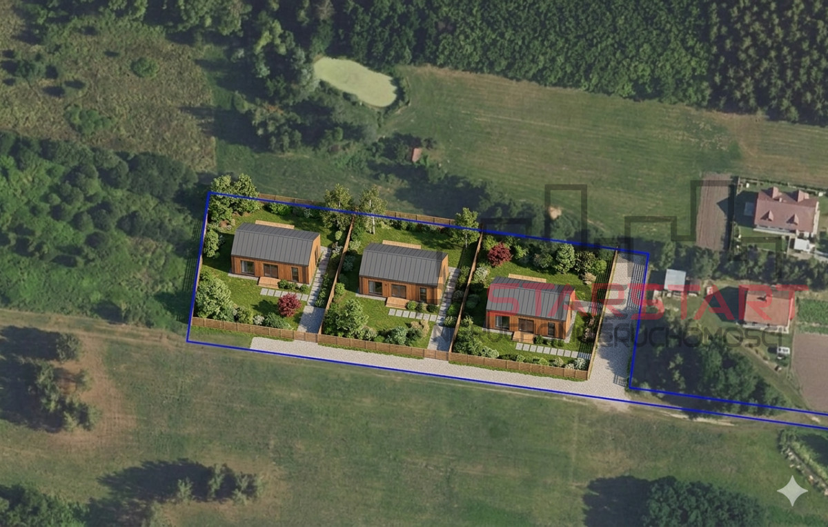 Kozerki 7 800 m² – możliwość podziału na 3 działki