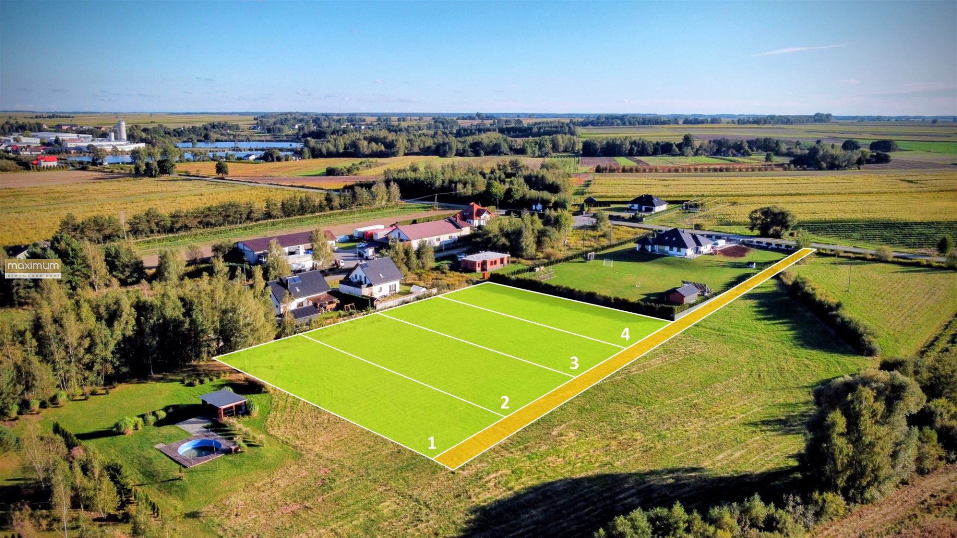 Działki budowlane 14 ar | 24x61 m | chmielek