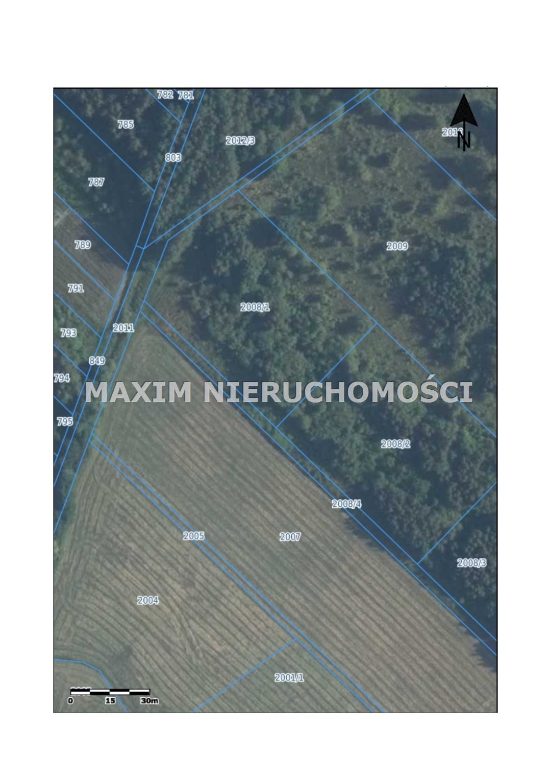 Działka inwestycyjna 4166 m² w łochowie