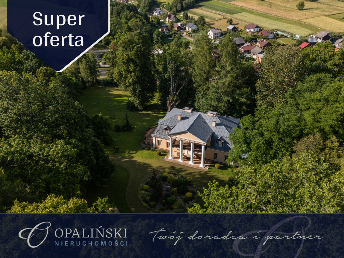 Dwór z parkiem 1,75 ha | odrestaurowany | biznes |