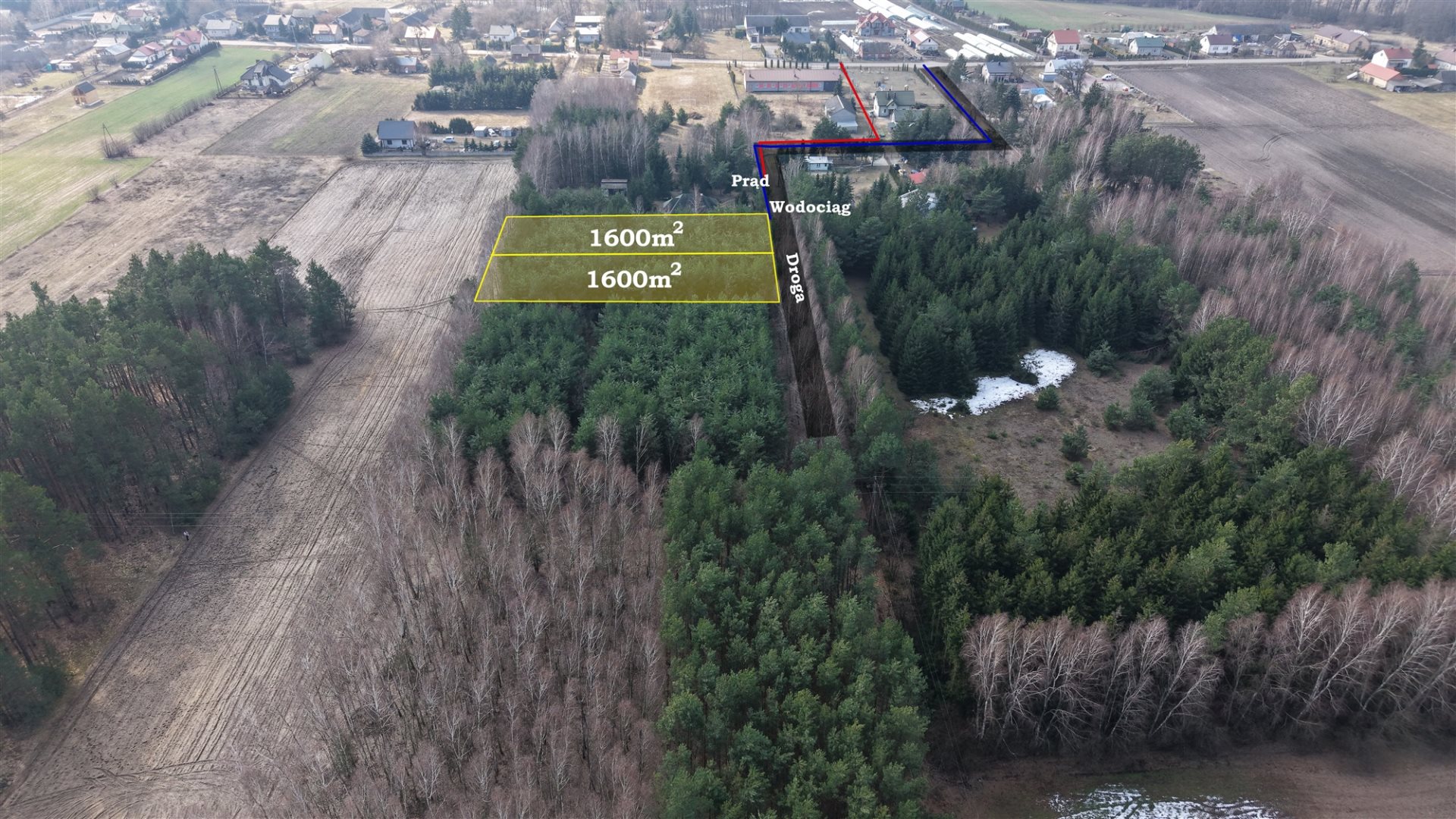 Idzikowice działka w otulinie lasów nad wkrą
