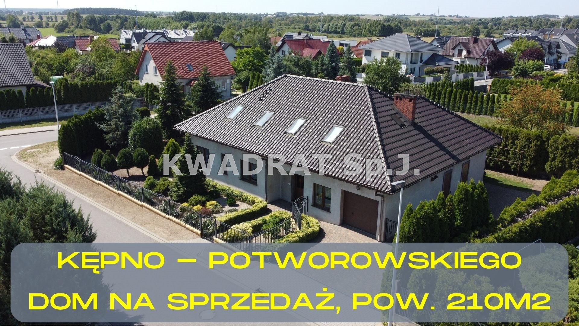 Duży dom/prestiżowe osiedle/kępno/ogród