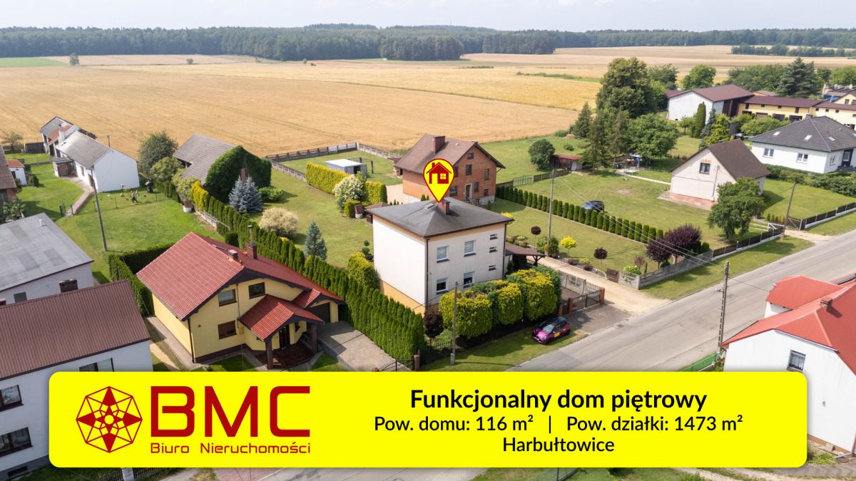 Funkcjonalny dom piętrowy - harbułtowice