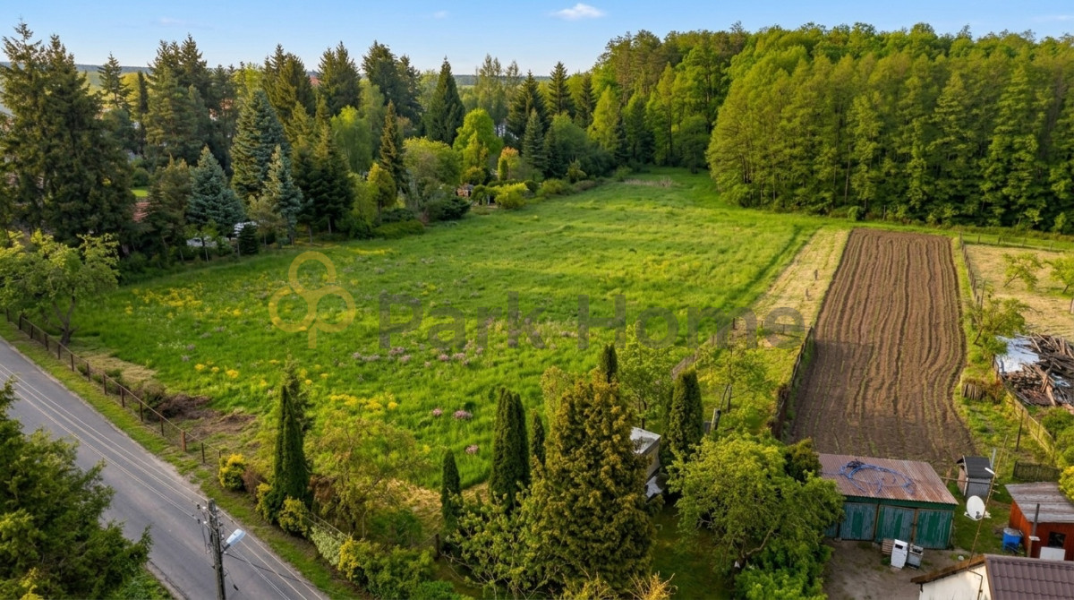 Duża działka siedliskowa, piękna okolica, obiszów