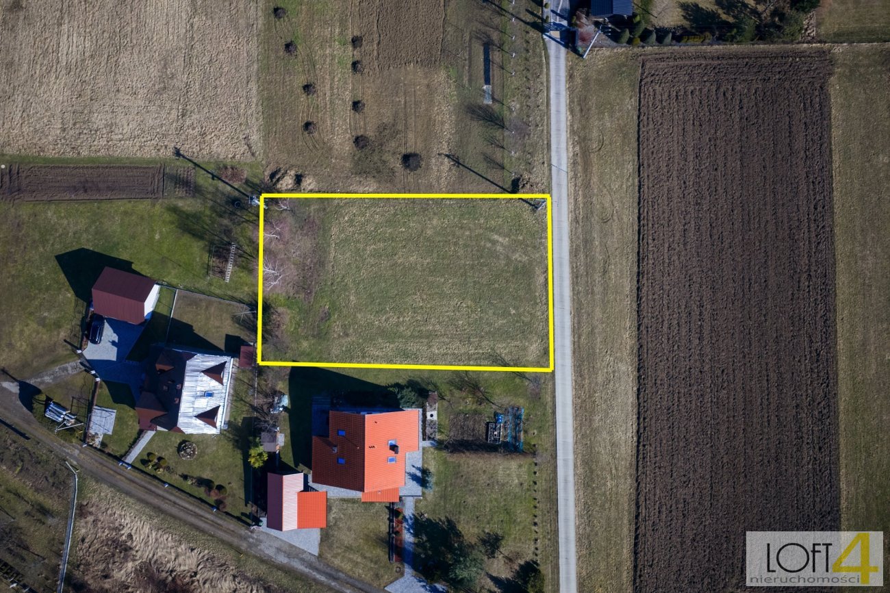 Działka 13,5 ara z panoramą na miasto, poręba mała