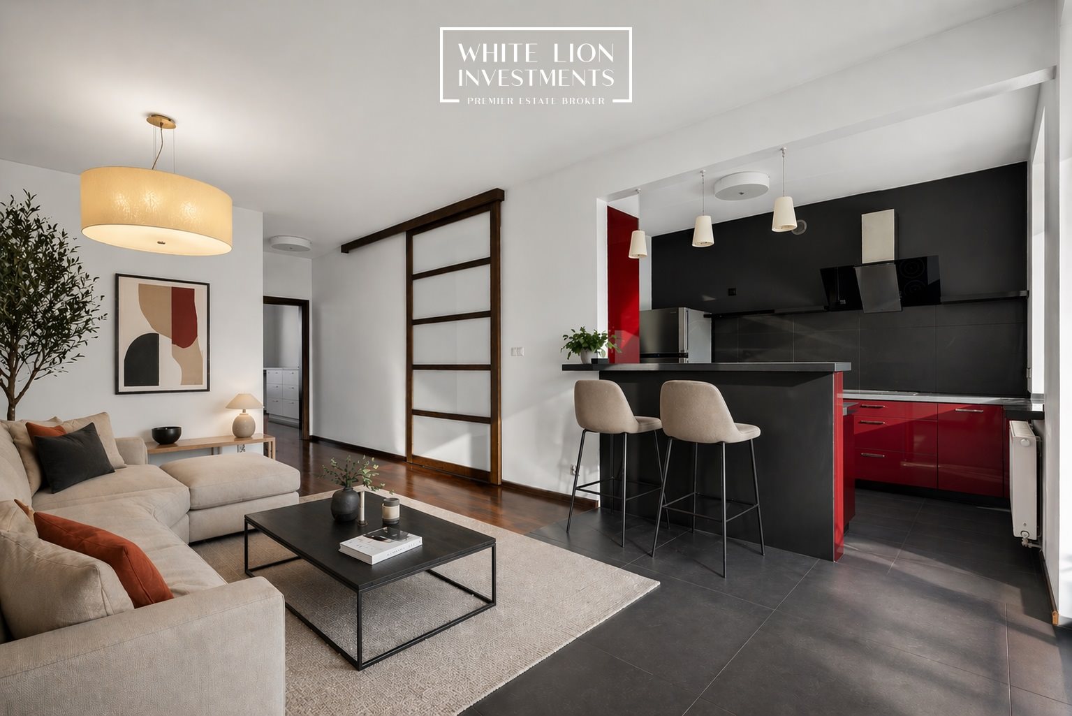Przestronny 4-pok. apartament sarmacka/klimczaka