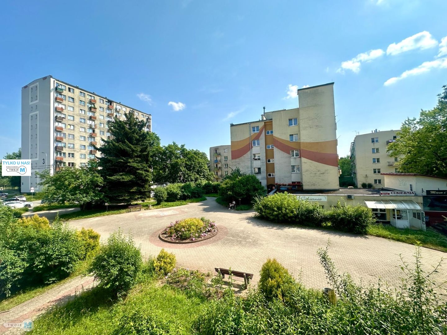 2 pokojowe mieszkanie os. ksm, 1 piętro z balkonem