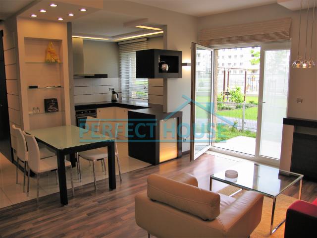Marina mokotów*apartament z ogródkiem + parking