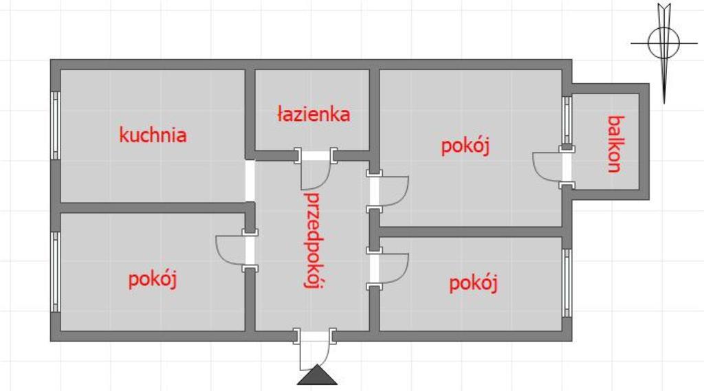 M3 | po generalnym remoncie | 2 min od wsiiz | mp — zdjęcie 1 — rzut lokalu