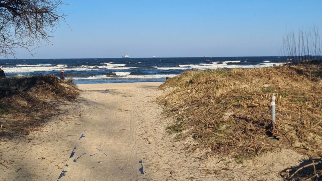 Sopot przy plaży taras i ogródek