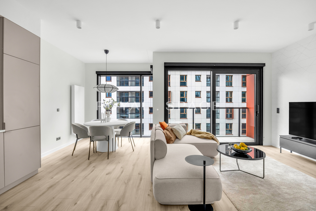 Luksusowy apartament z balkonem | towarowa towers