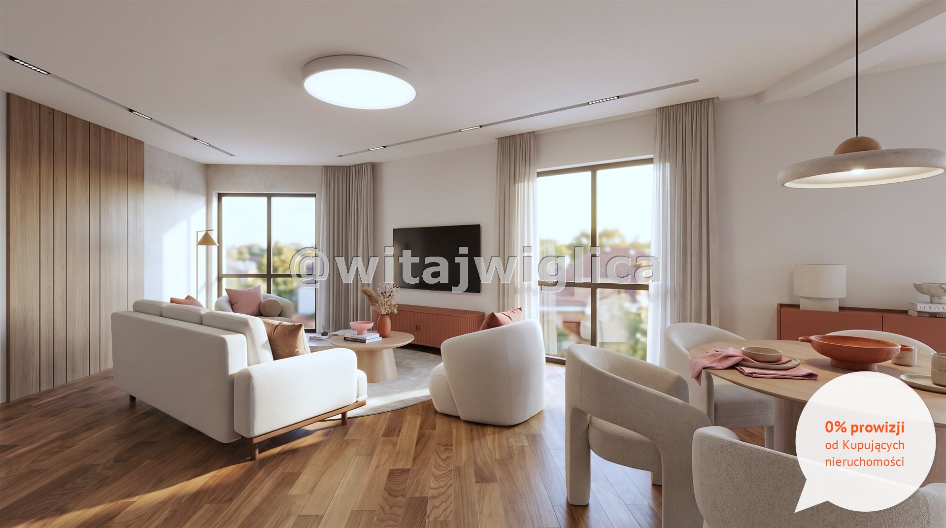 Penthouse ze stumetrowym tarasem krzyki