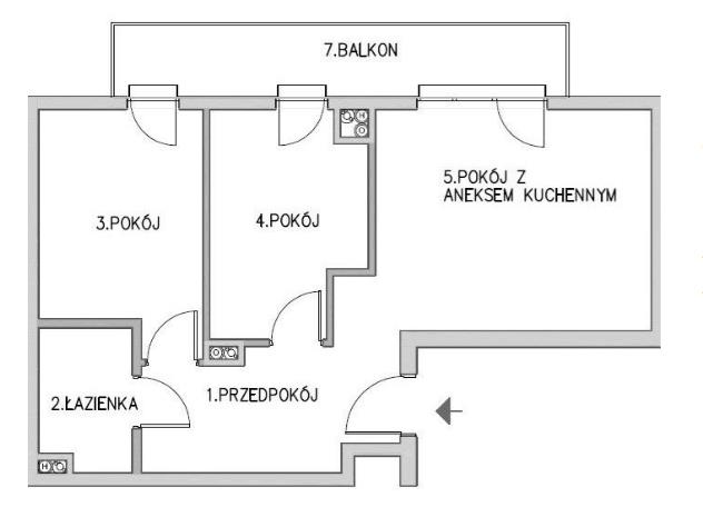 3 pokoje nowe płochocinska