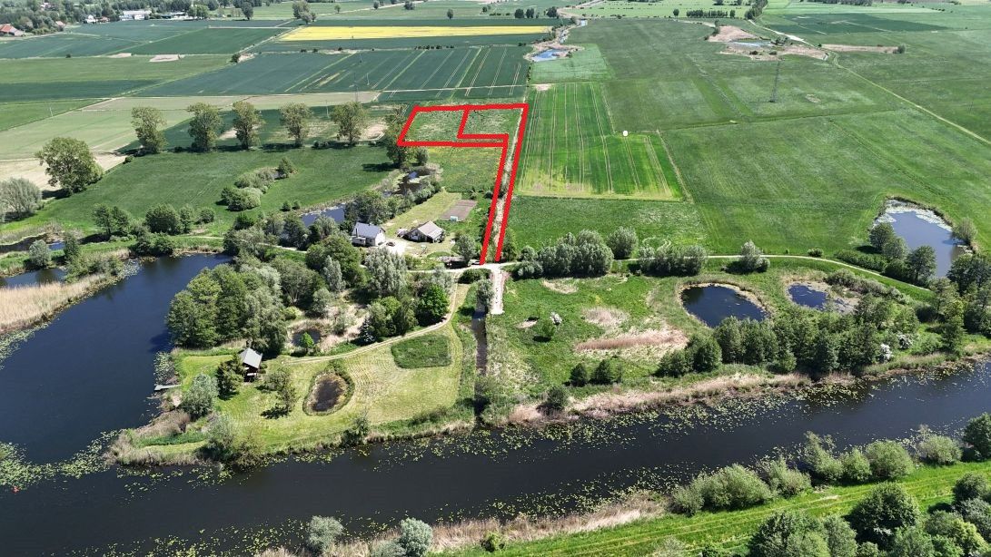 Tujsk działka budowlana nad rzeką
