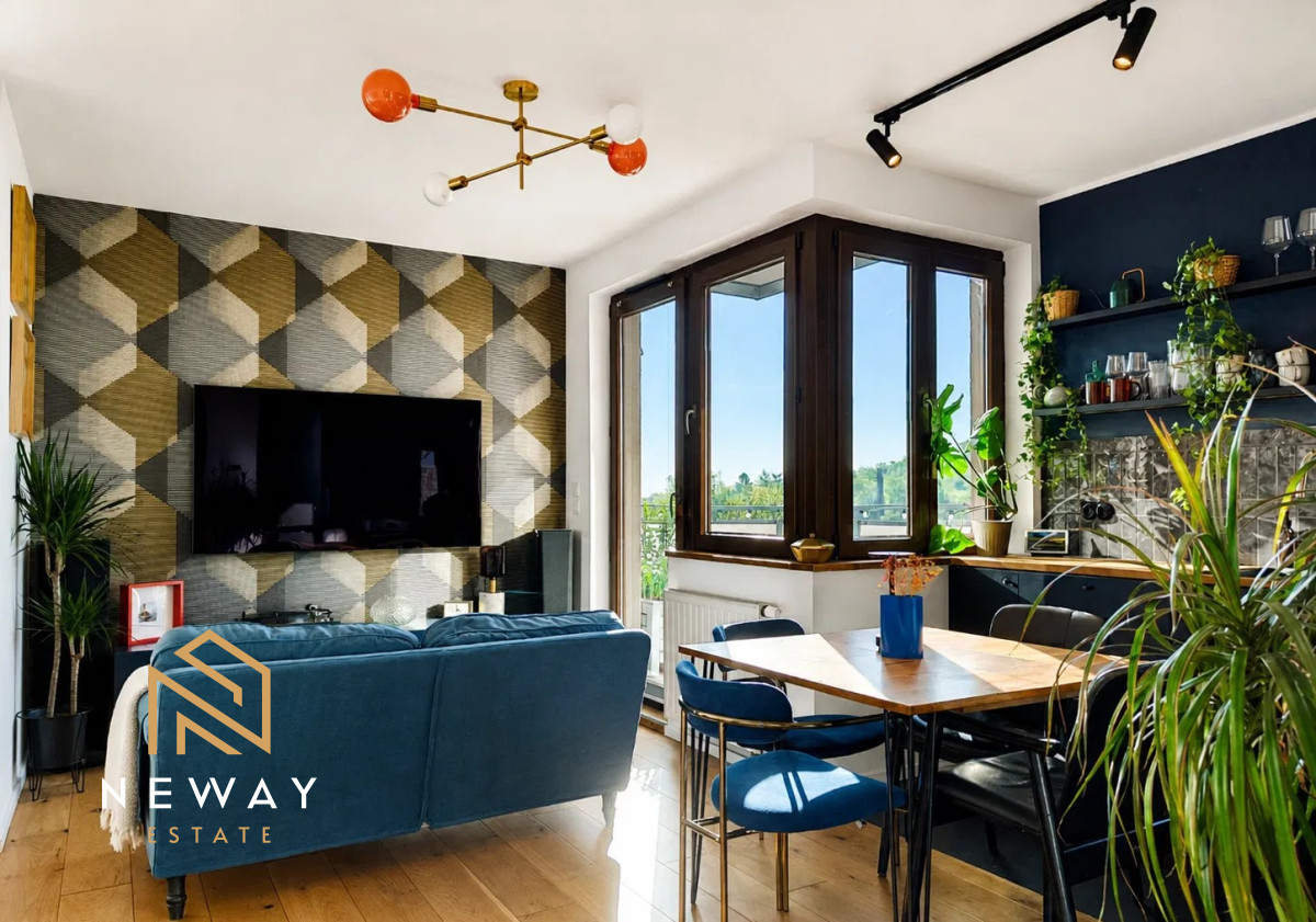 54 m² z dużym tarasem i wyjątkowym widokiem na kop
