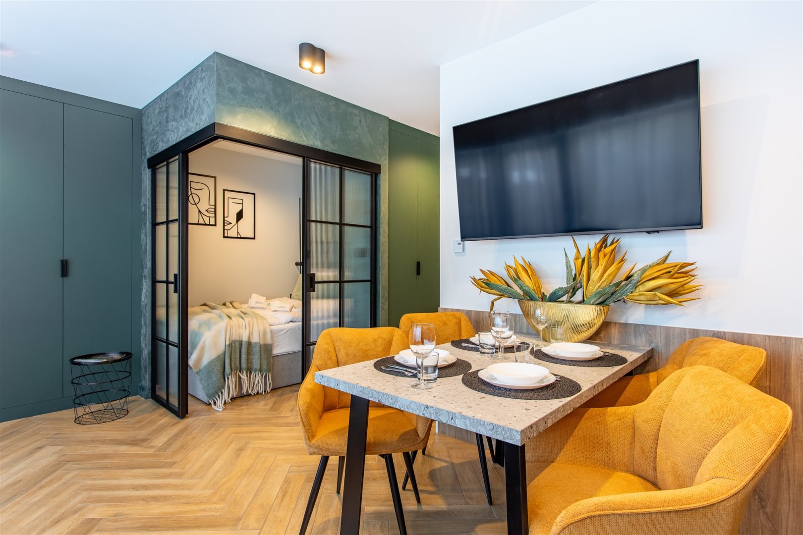 Nowoczesny apartament z dwiema sypialniami
