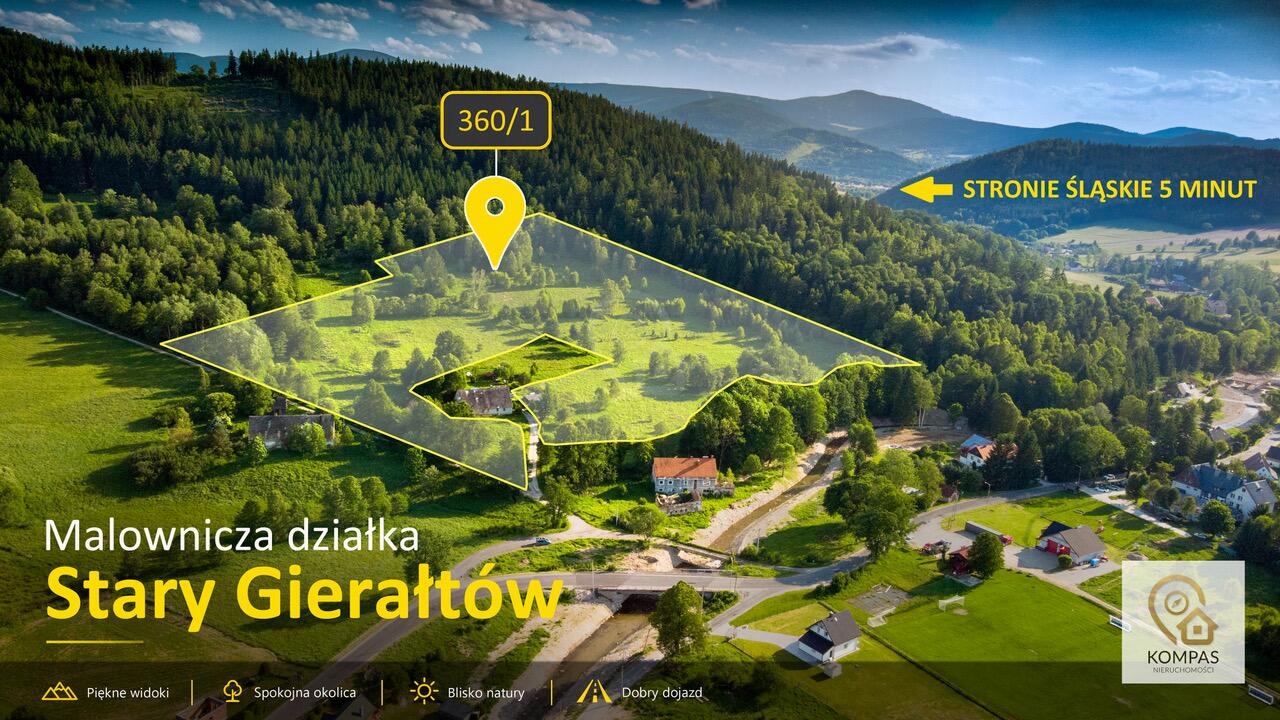 Wyjątkowa działka inwestycyjna 5,3 ha w starym gierałtowie