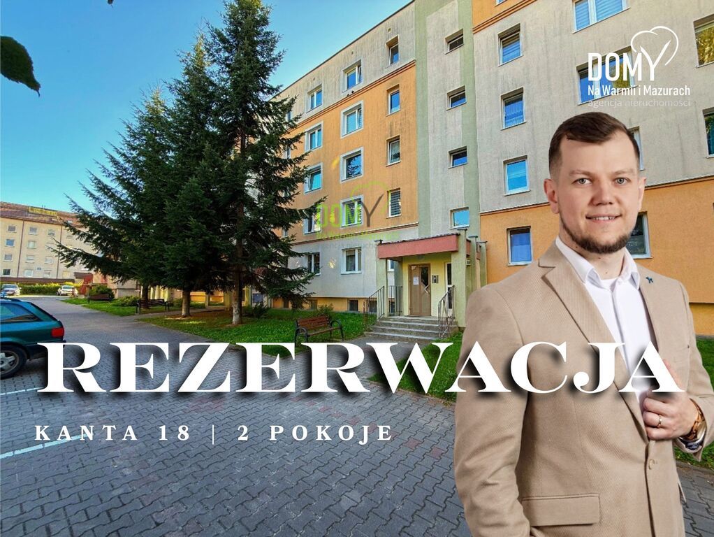 Dwa pokoje/do remontu/wygodna lokalizacja kanta 18