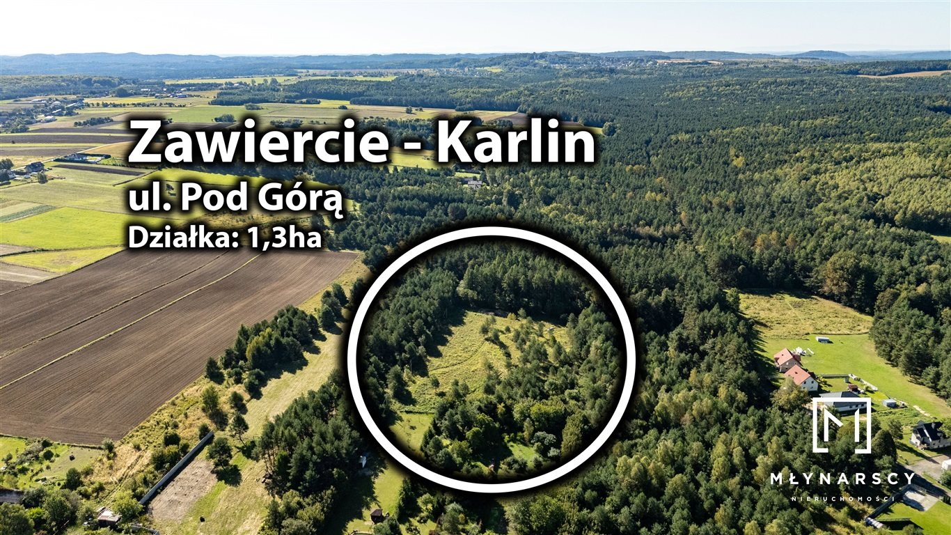 1.3ha|pod inwestycje|otoczenie lasu|zawiercie|