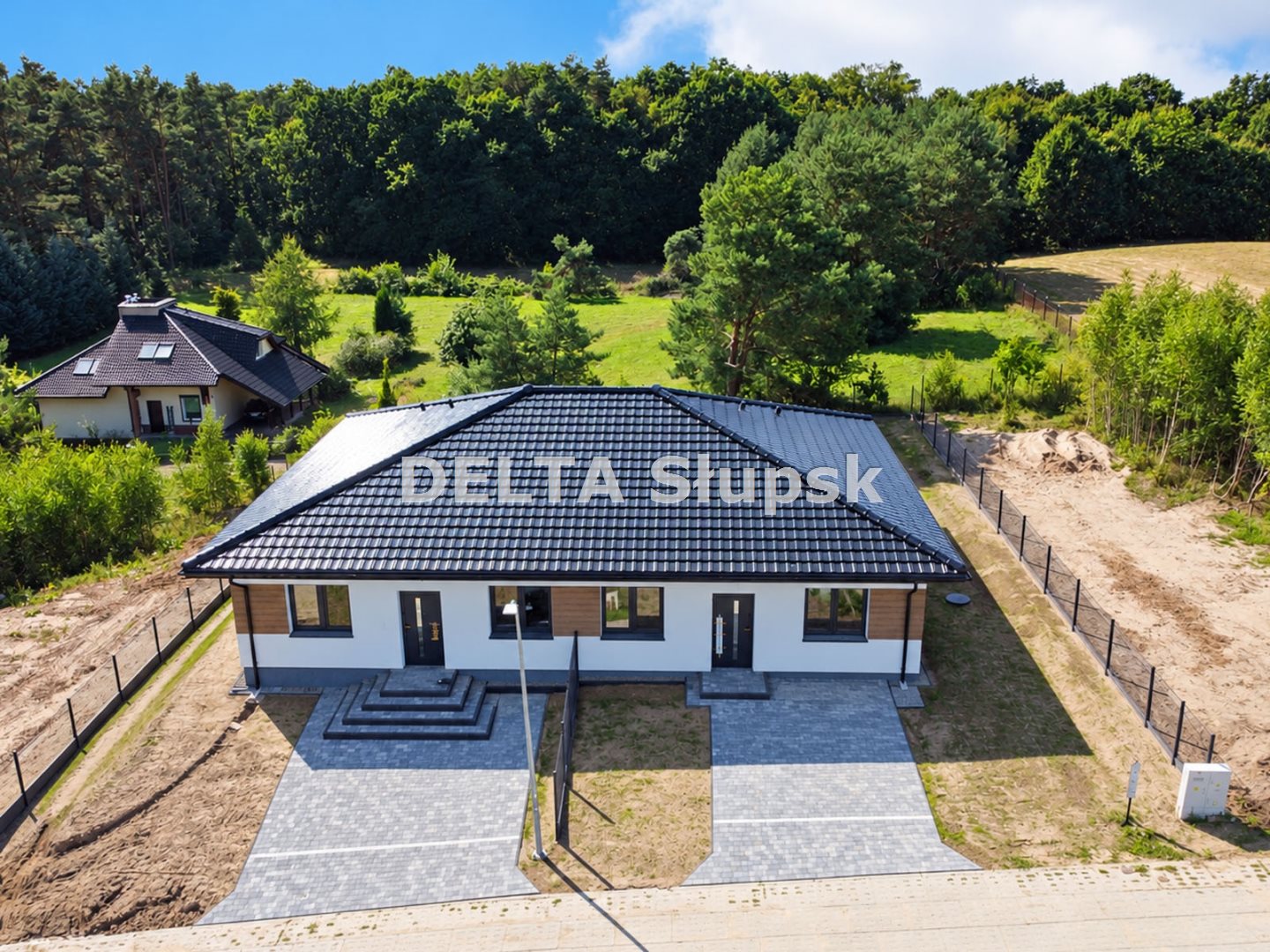 ⭐ nowy parterowy dom pod słupskiem | ogród, taras