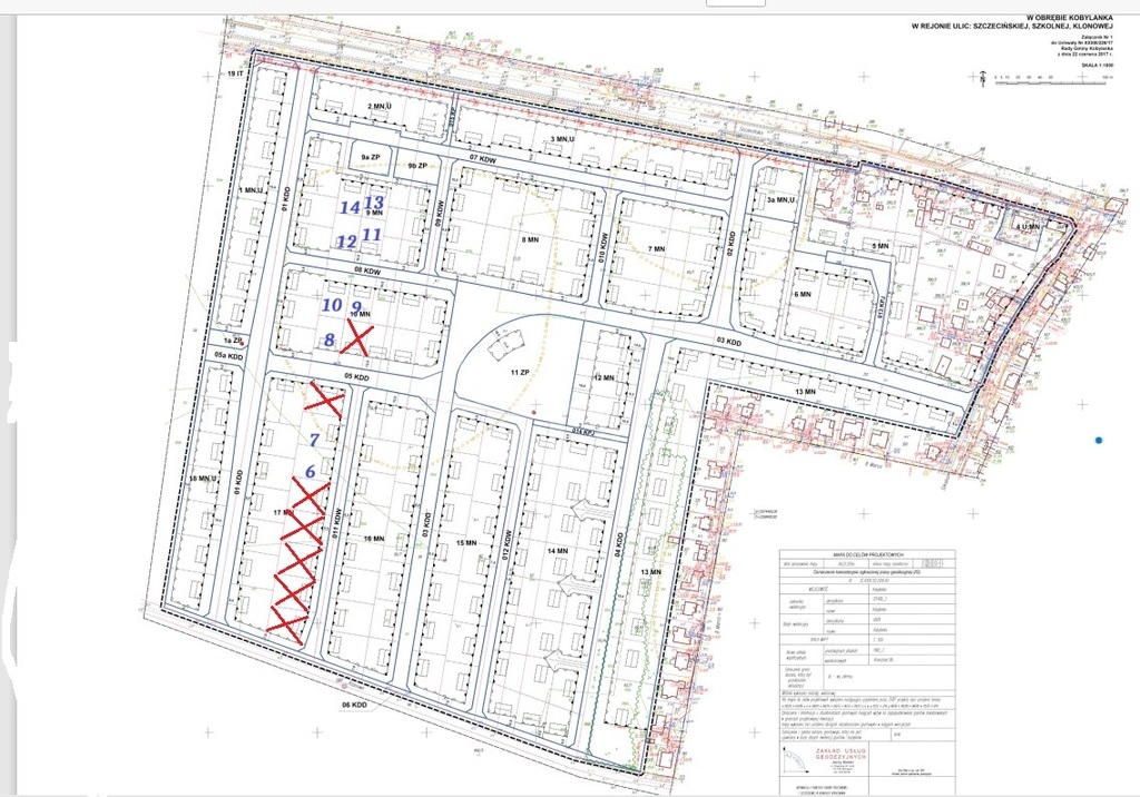 Kobylanka: działki z planem zagospodar. od 975 m2