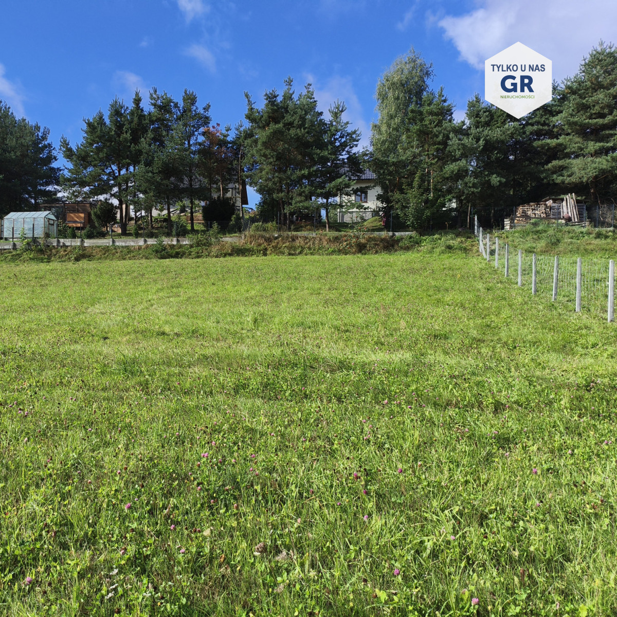 Działka budowlana 1050 m² dziemiany / wz / natura