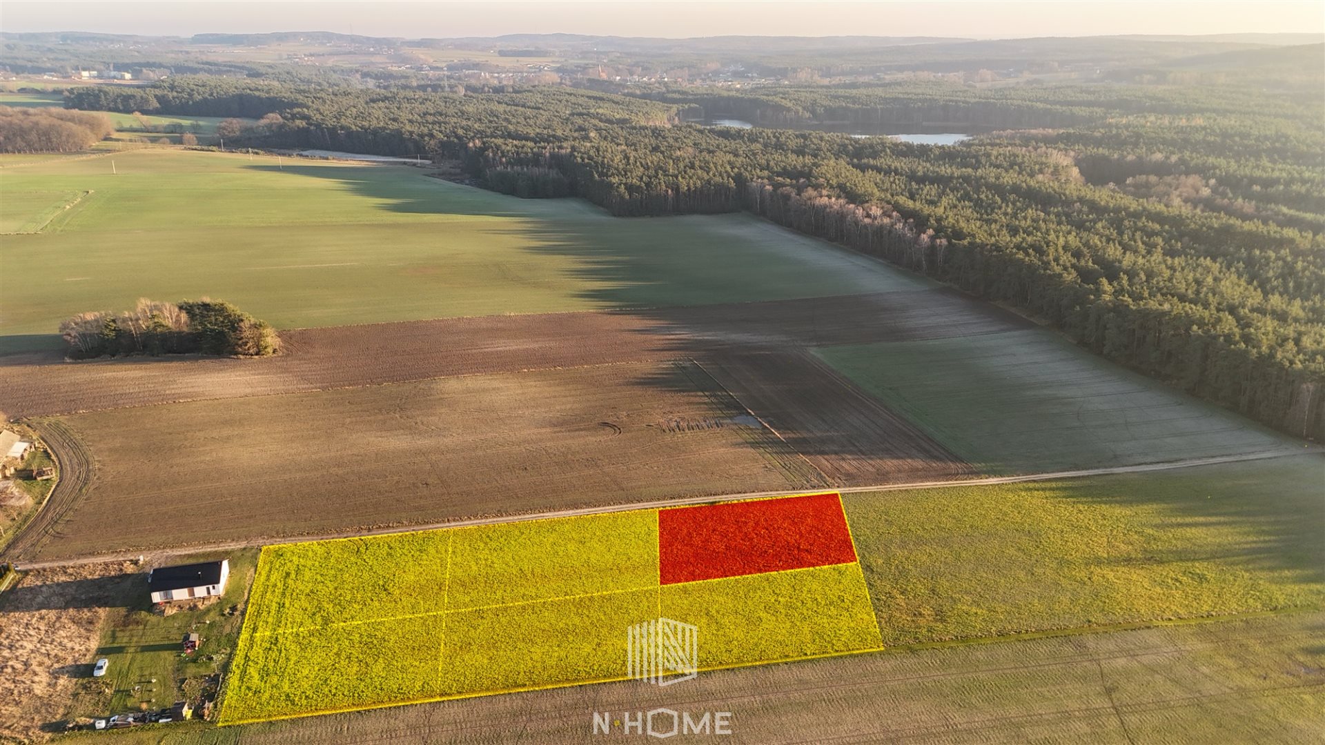Działka budowlana myślniew | przy lesie i zalewie