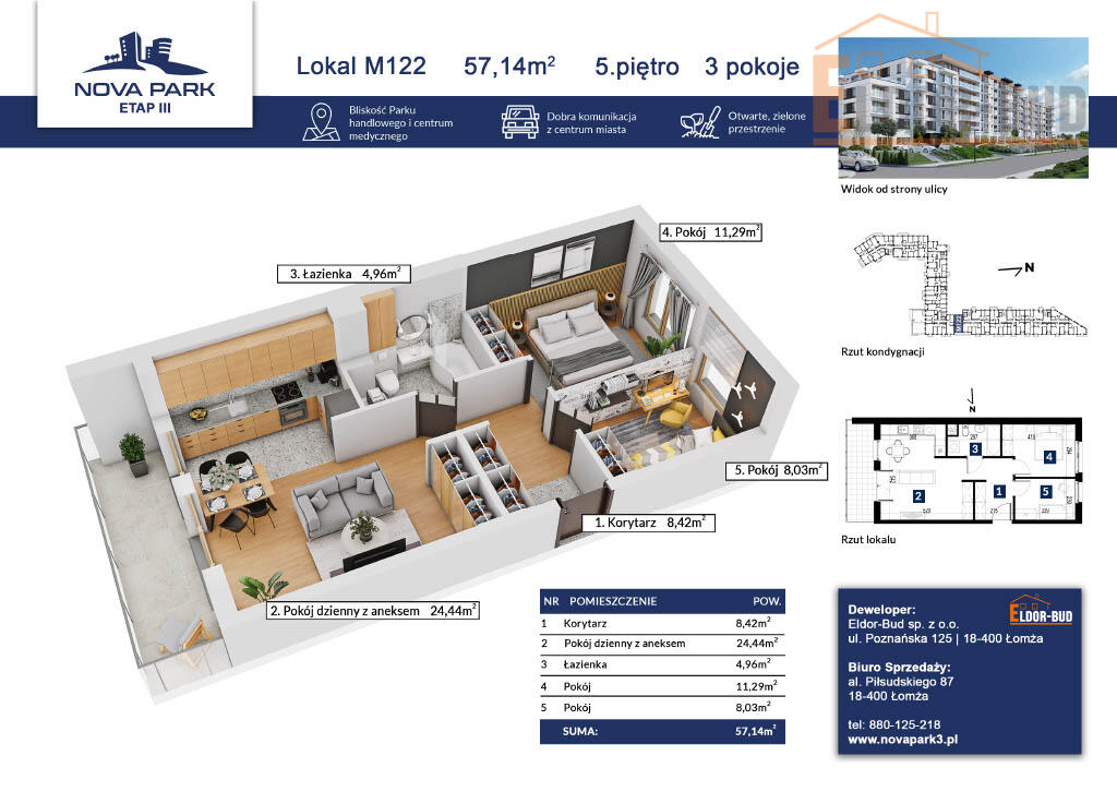 Mieszkanie z dużym potencjałem m-122