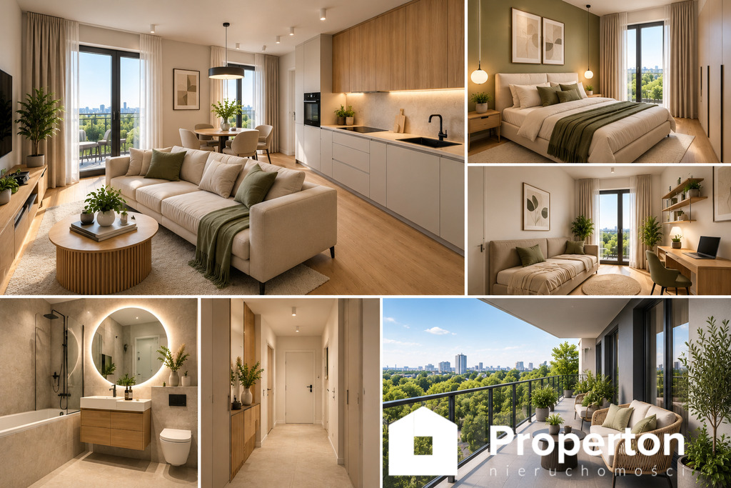 Warszawa wola | 3 pokoje | 54,26 m² | balkon 11,56 m² |stacja wola iii