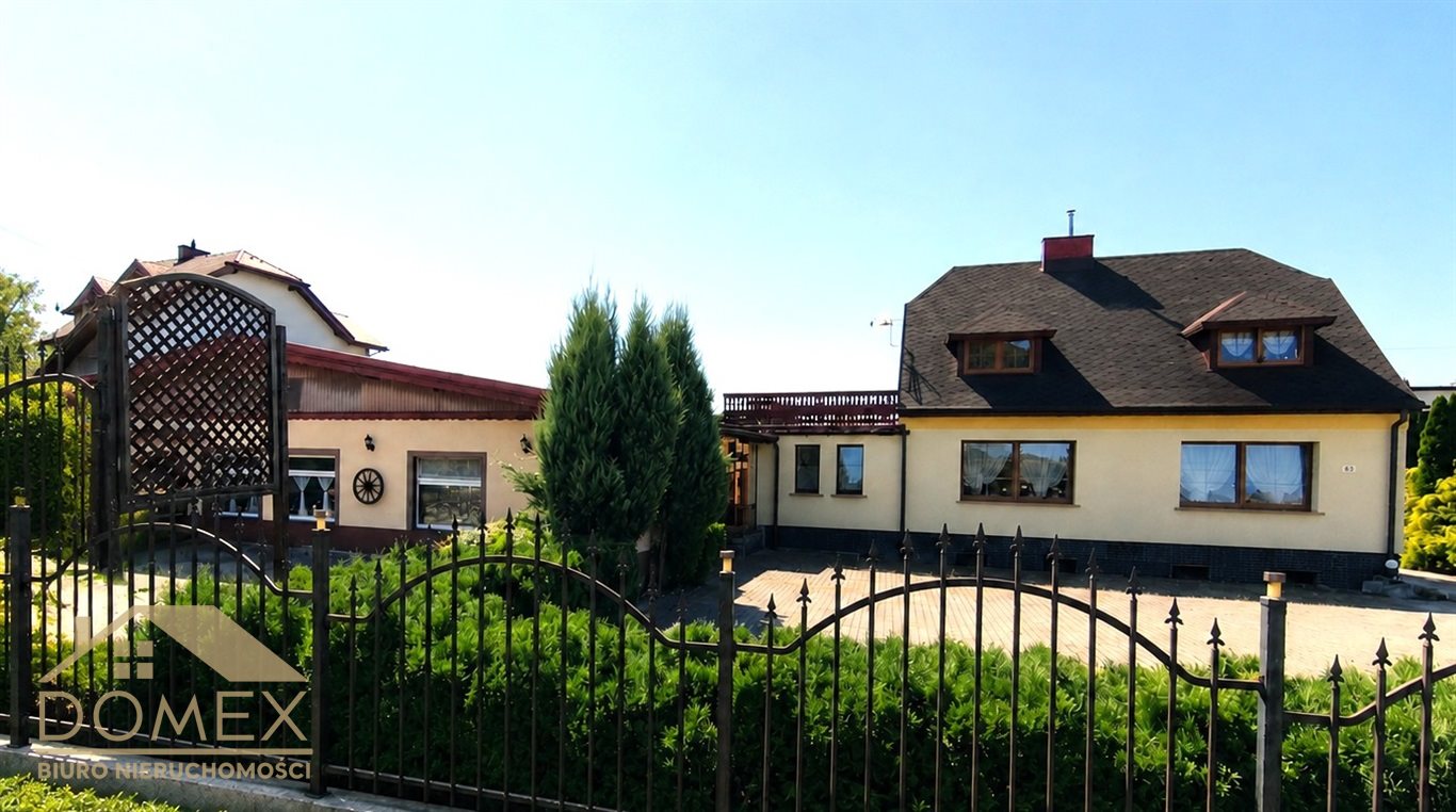 Dom + obiekt usługowy + 8615 m² działki | gorzyce