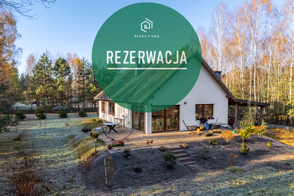 Dom na leśnej polanie, 45 minut do w-wy.