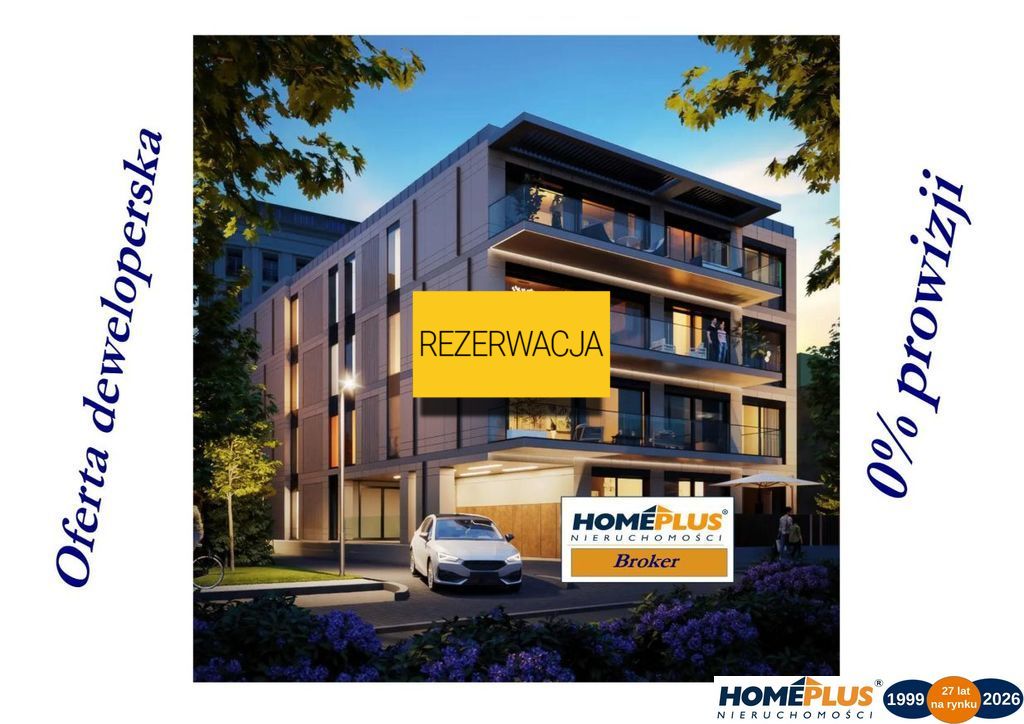 0%, deweloperski apartament - górny mokotów