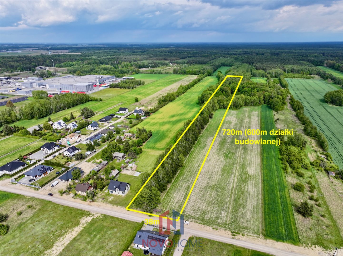 Budowlana działka 2,7ha w międzyrzecu podlaskim