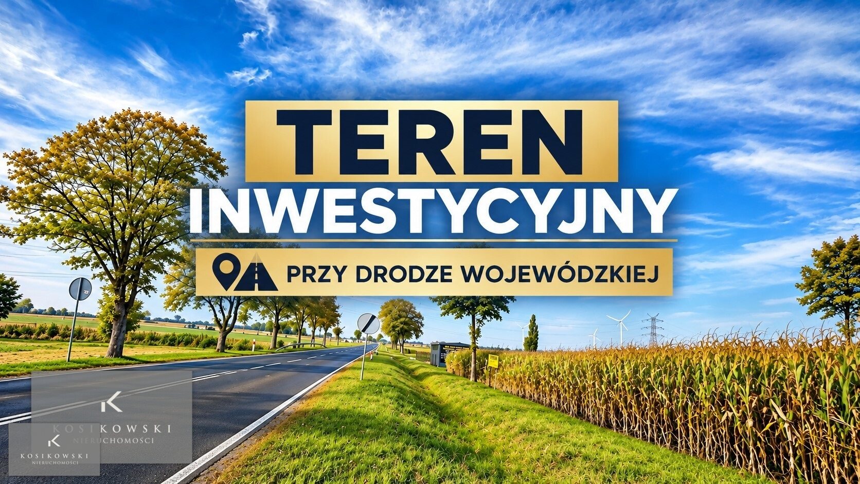 Teren inwestycyjny na obrzeżach miasta namysłów.