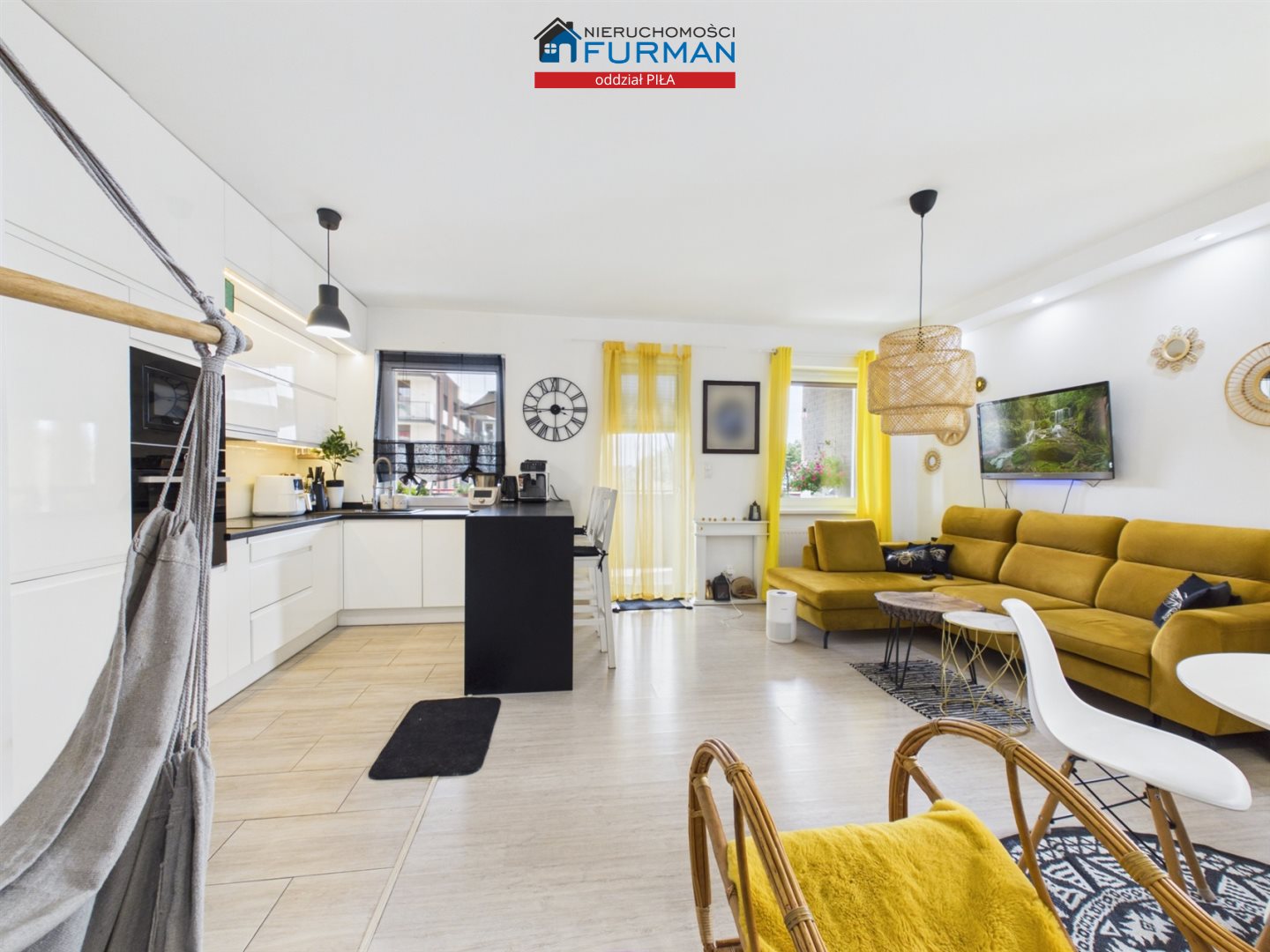 Apartament z dużym tarasem - piła, zielona dolina