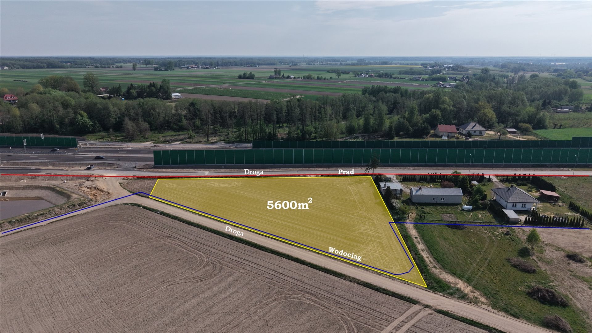 Działka usługowa szczytno gm. załuski