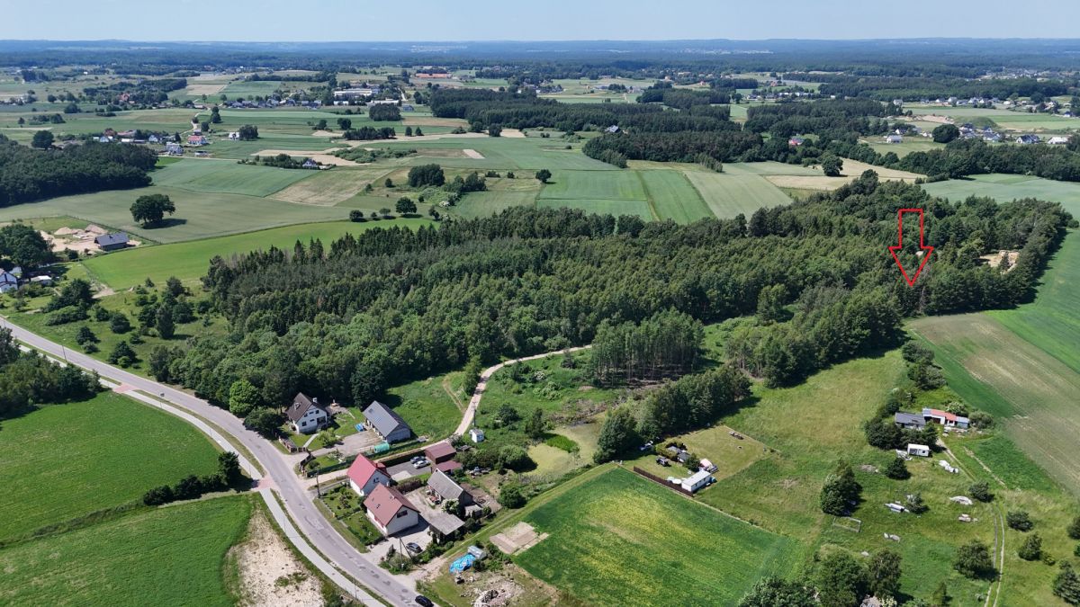 Działka budowlana przy lesie