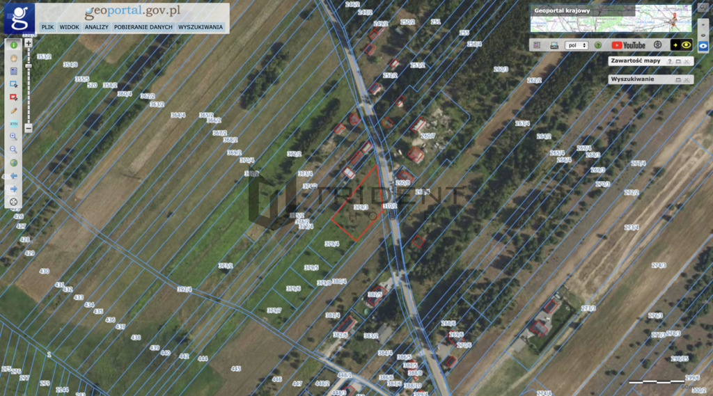Działka 2305m2 w rasztowie (gmina klembów)